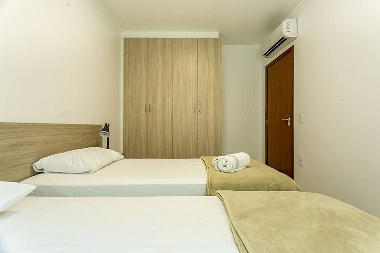 Moderno apart. com A/C e sacada