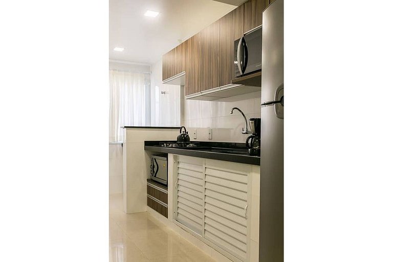 Moderno apart. com A/C e sacada