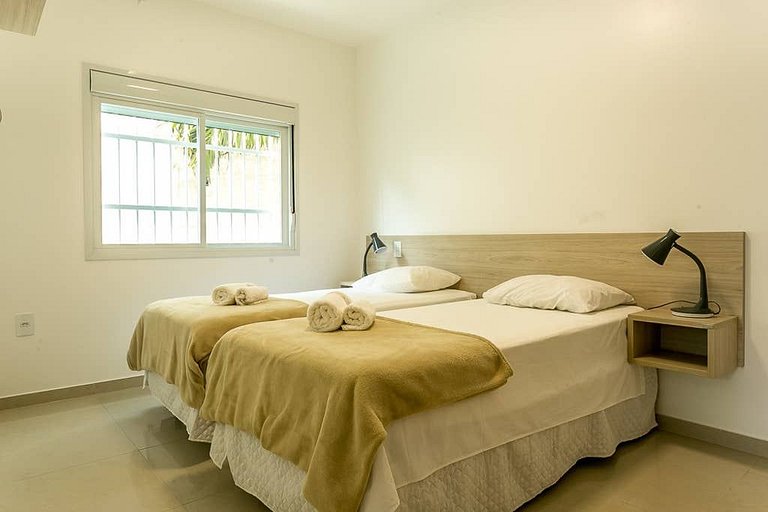 Moderno apart. com A/C e sacada