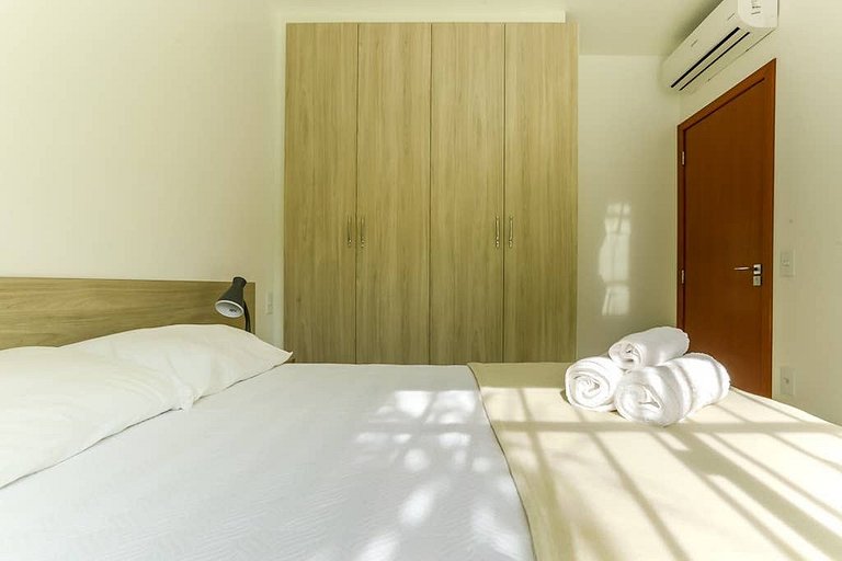 Moderno apart. com A/C e sacada