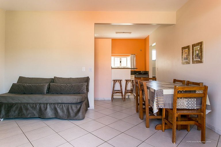 Apart. confortável a 90m da praia
