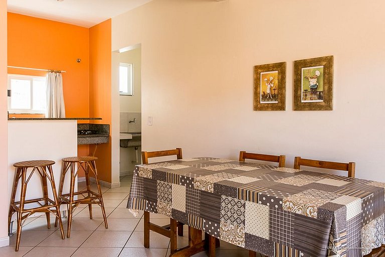 Apart. confortável a 90m da praia
