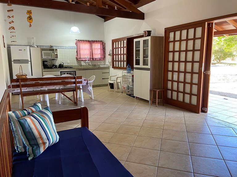 Loft frente ao canal em meio a natureza