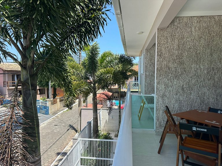 Novo apart com sacada