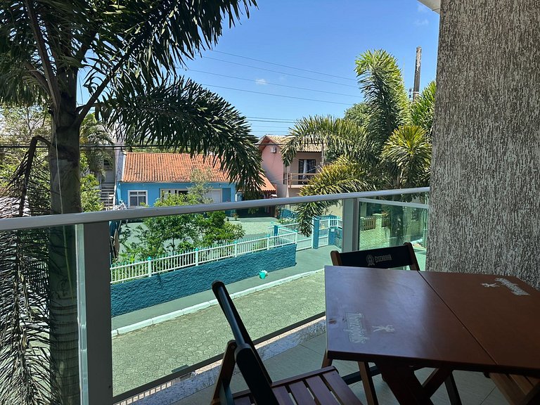 Novo apart com sacada